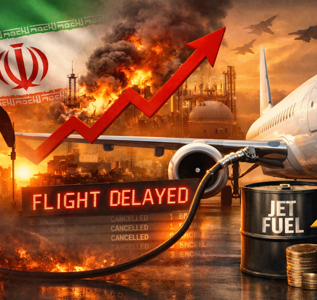 Guerra com o Irã pressiona passagens aéreas no mundo e reacende alerta sobre o custo do QAV no Brasil