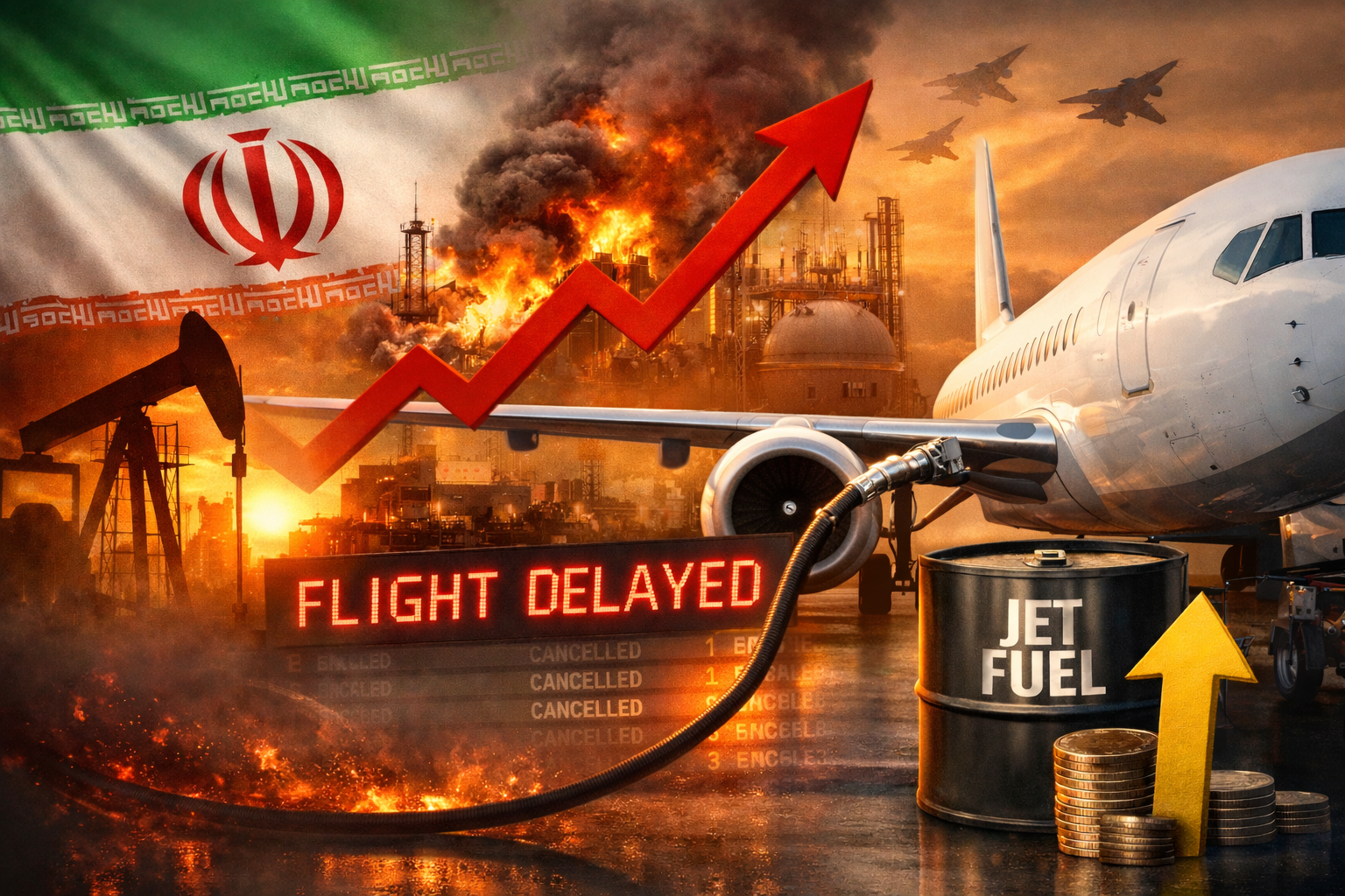 Guerra com o Irã pressiona passagens aéreas e muda o cenário da aviação_Imagem Ilustrativa