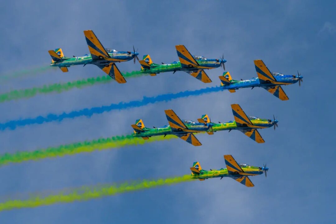 Esquadrilha da Fumaça na FIDAE 2024