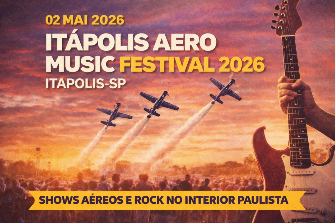 Itápolis Aero Music Festival 2026_Imagem Ilustrativa.