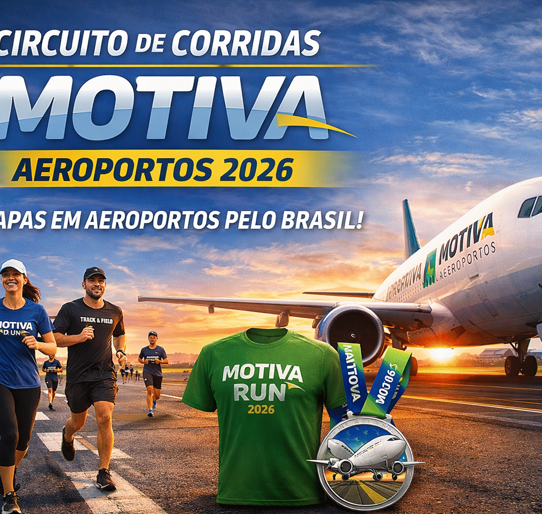 Motiva Aeroportos anuncia 2ª edição de circuito de corridas após reunir mais de 20 mil atletas em 2025