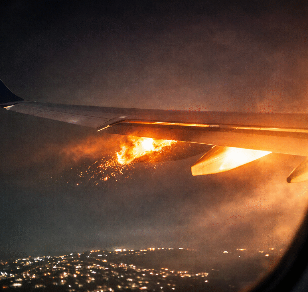 Motor de avião explode durante decolagem em Guarulhos e voo da Delta retorna em emergência