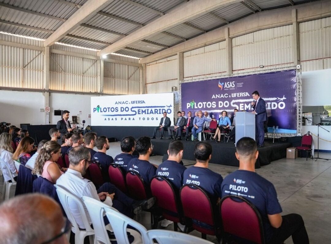 Pilotos do Semiárido ganha aula inaugural e coloca o Nordeste no centro da formação aeronáutica