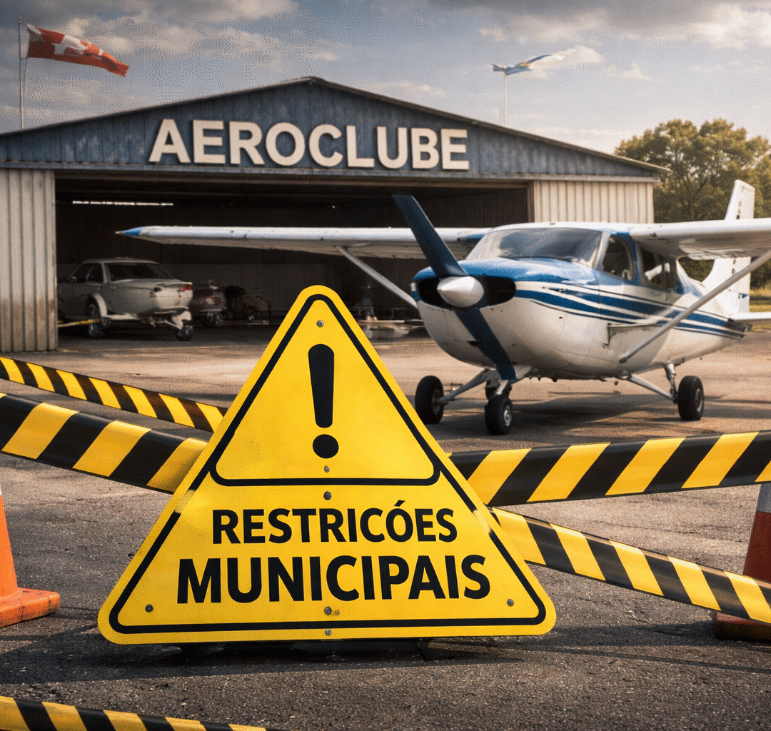 Prefeituras não podem limitar aeroclubes. Especialista alerta para risco jurídico no Brasil