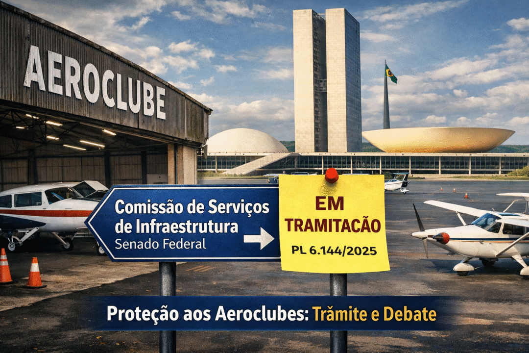 Projeto que protege os aeroclubes avança no Senado e amplia discussão sobre uso de hangares em aeroportos_Imagem Ilustrativa 1