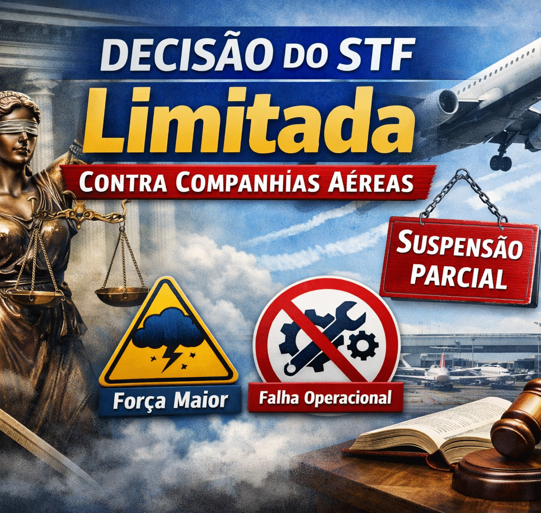 STF limita suspensão de processos contra companhia aérea e corrige alcance de decisão de Toffoli