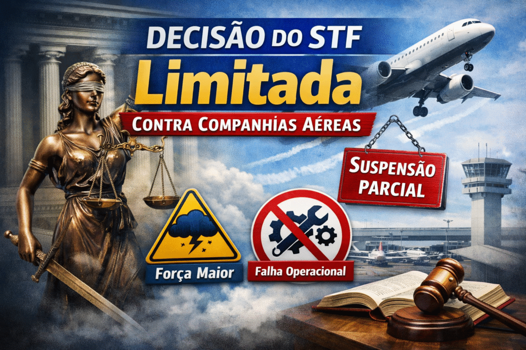 STF limita suspensão de processos contra companhia aérea _Imagem Ilustrativa