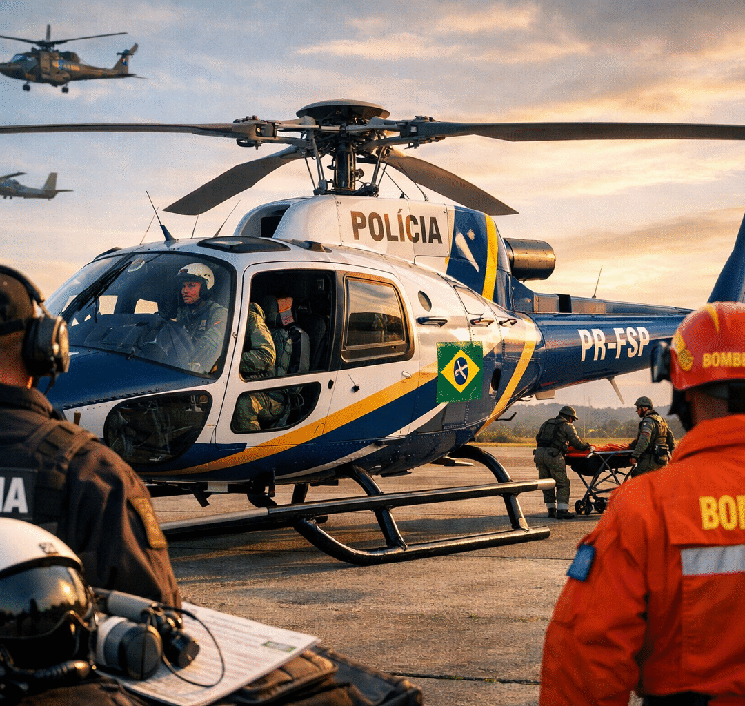 Senasp lança licitação inédita para formar pilotos de helicóptero para forças de segurança