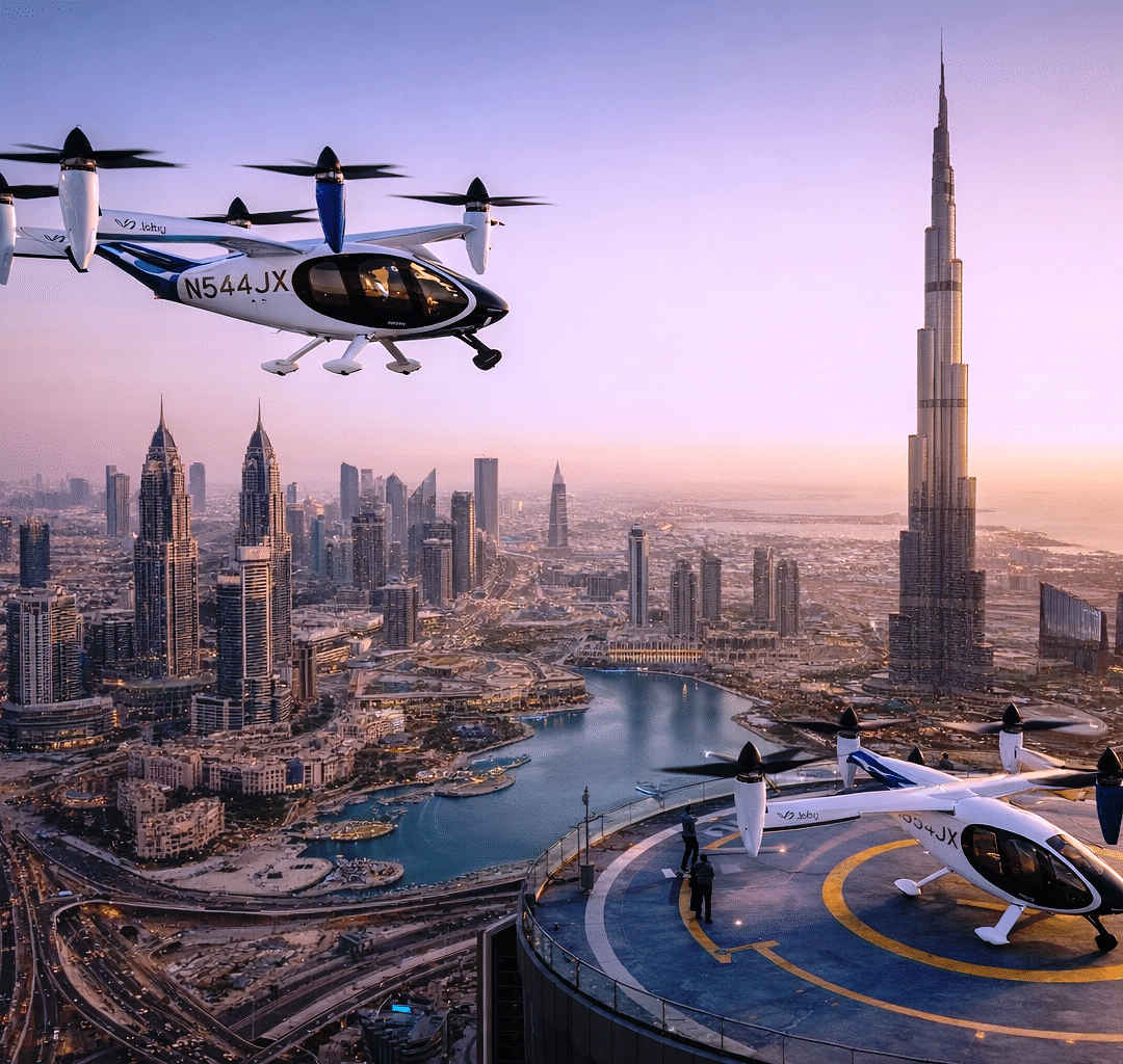 Uber apresenta táxi aéreo elétrico que pode estrear ainda em 2026 em Dubai