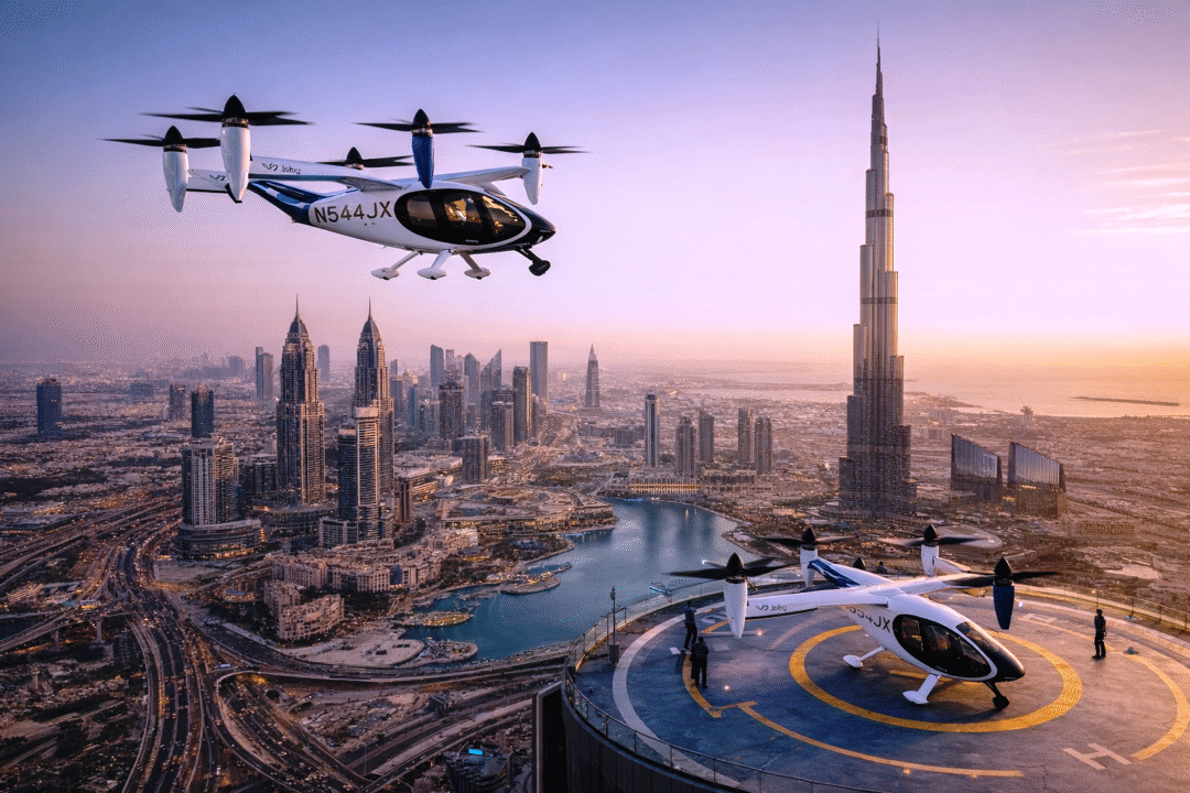 Uber apresenta táxi aéreo elétrico que pode estrear ainda em 2026 em Dubai_Imagem Ilustrativa 1