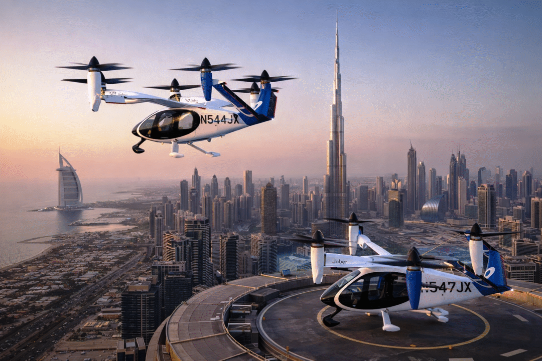 Uber apresenta táxi aéreo elétrico que pode estrear ainda em 2026 em Dubai_Imagem Ilustrativa