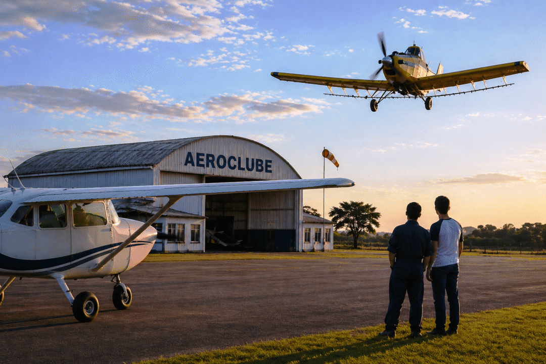 Aviação Agrícola entra no debate em proteção aos Aeroclubes_Imagem Ilustrativa