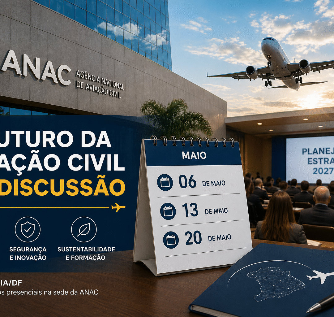 ANAC abre debates sobre o futuro da aviação, mas formato do evento já gera questionamentos