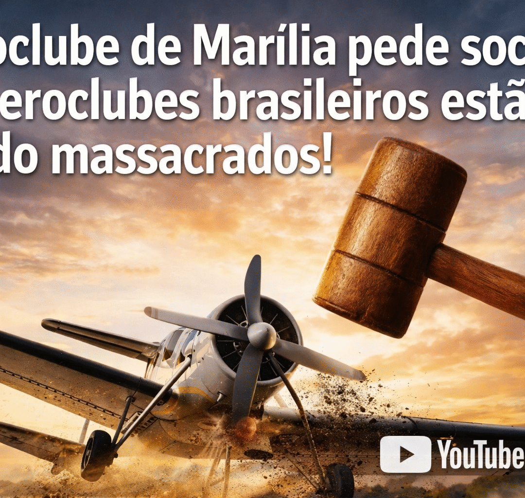 Entrevista no Porta de Hangar detalha crise do Aeroclube de Marília e atrito com a Rede VOA