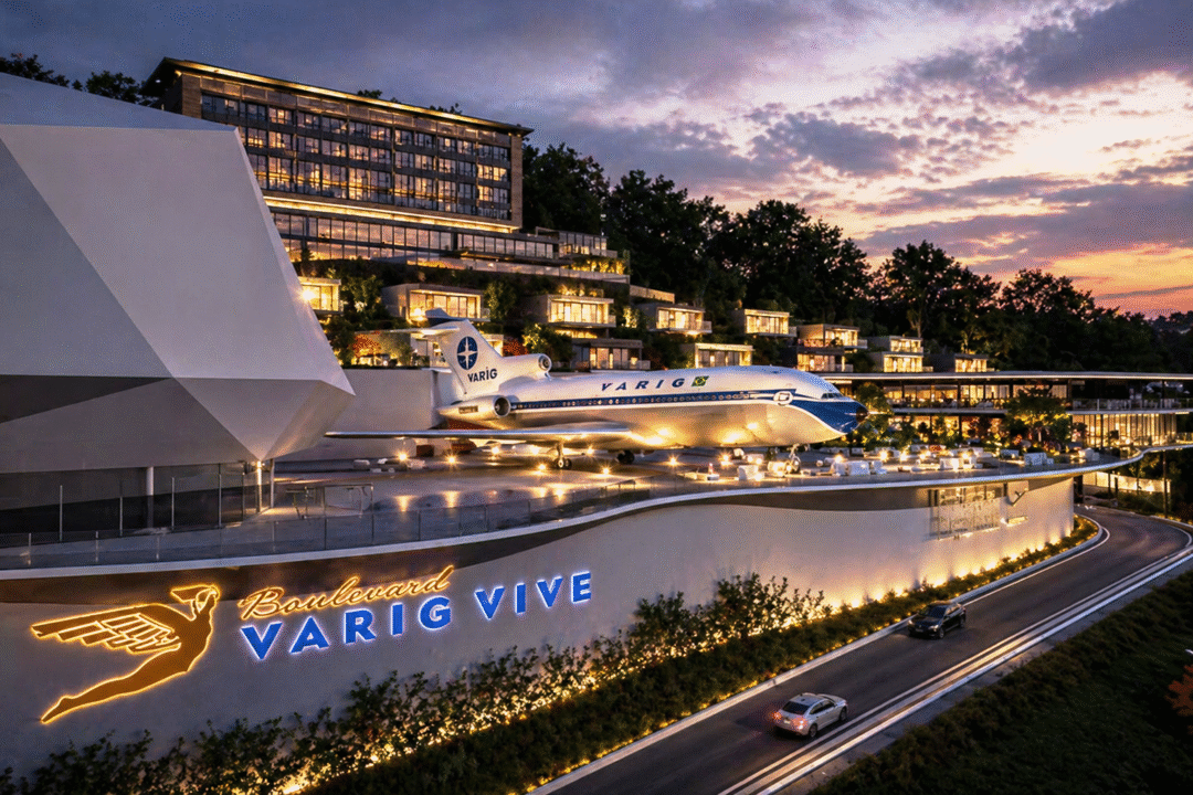 Projeto hoteleiro Boulevard Varig Vive_Imagem Ilustrativa