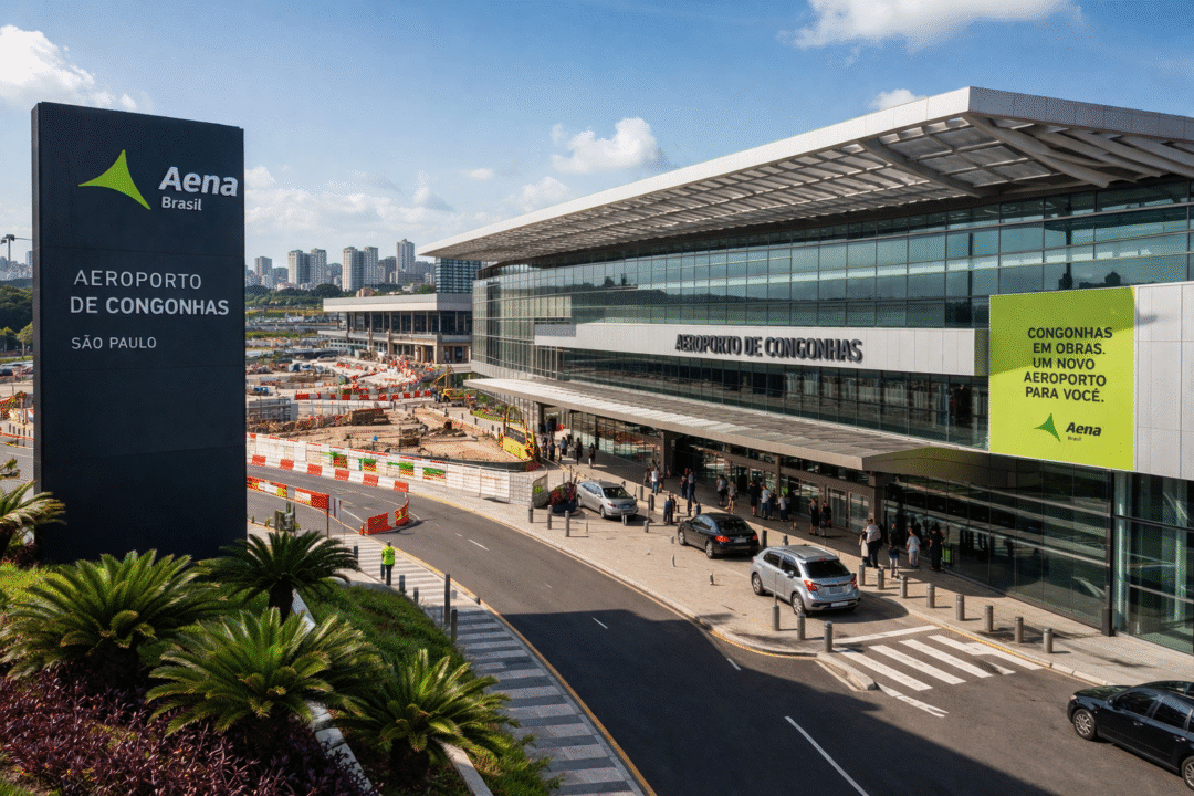 Reforma para melhorias no Aeroporto de Congonhas_Imagem ilustrativa