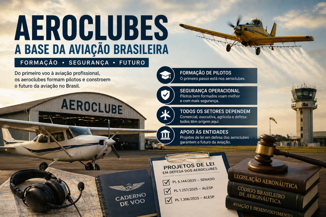 SINDAG e IBRAVAG se solidarizam com os Aeroclubes e levam o tema para discussão_Imagem ilustrativa
