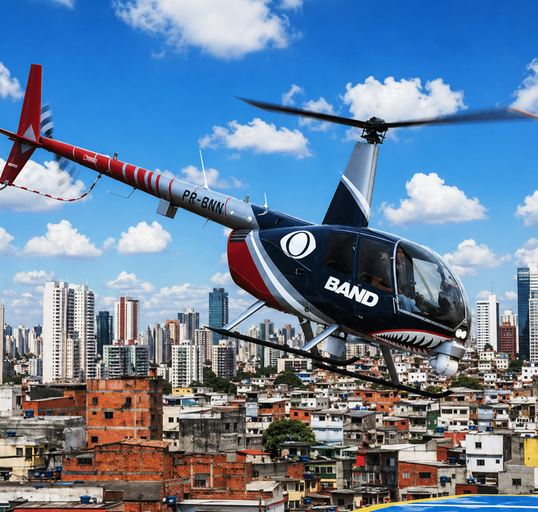 Band substitui helicópteros por drones em São Paulo e muda cobertura aérea na TV
