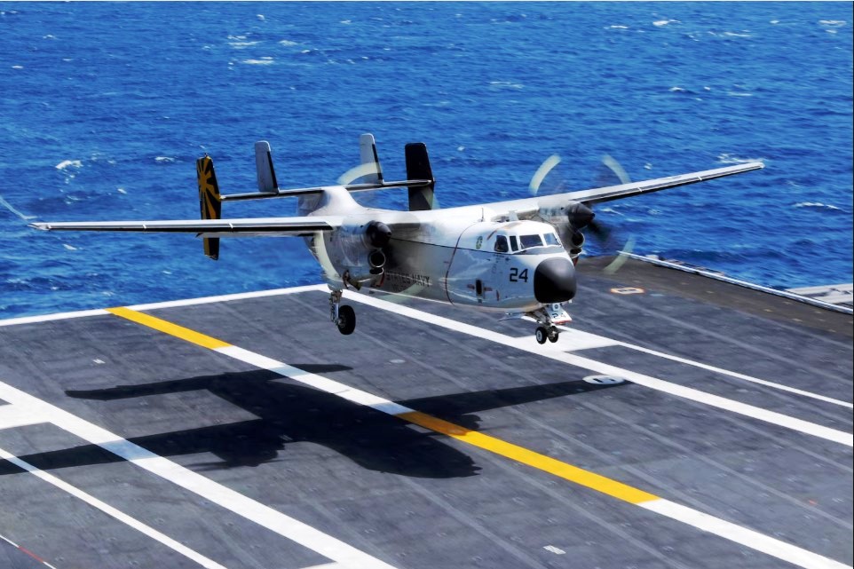 Aviao-C-2A-Greyhound-da-US-Navy-em-Natal_Imagem-US-NAVY