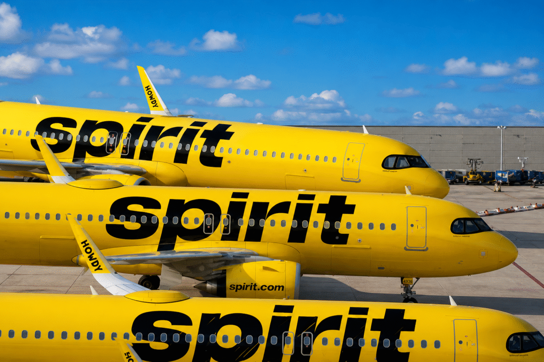 Aviões da Cia Aérea Spirit que pediu falência_Imagem Ilustrativa 1