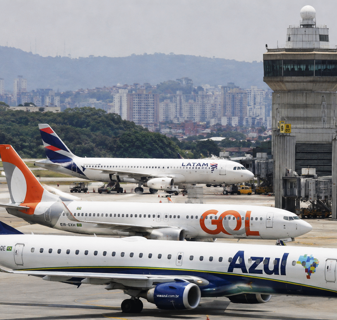 121 voos por dia podem desaparecer do Brasil e um efeito silencioso pode chegar aos passageiros