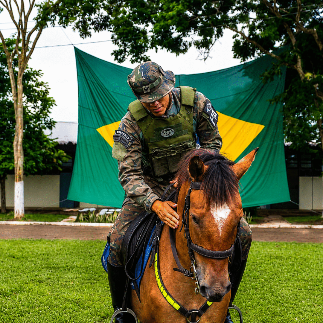 Por que a FAB ainda usa cavalos? A patrulha montada que poucos brasileiros conhecem
