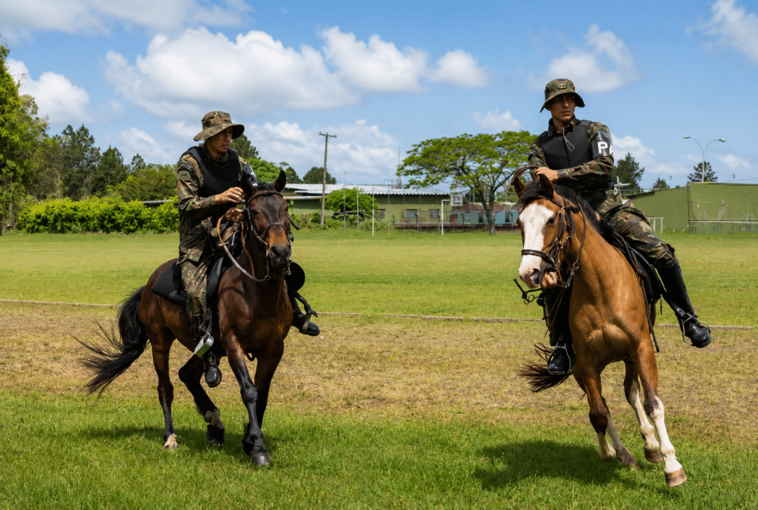 Cavalaria da FAB Base Aérea de Canoas-RS_Imagem Sgt Muller Marin