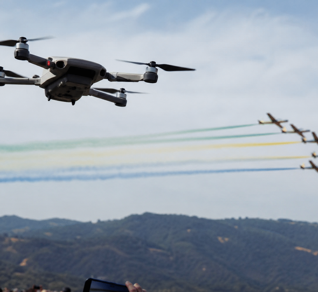 Drone irregular durante demonstração da Esquadrilha da Fumaça reacende alerta sobre segurança aérea