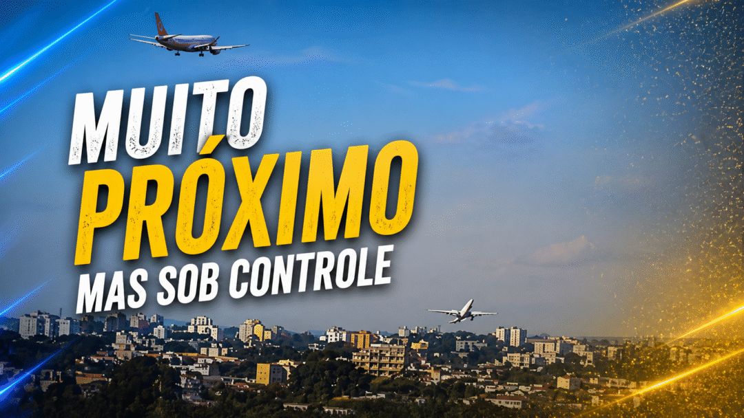 Dois aviões comerciais ficam muito próximo e o canal Golf Oscar Romeo registrou tudo_Imagem Ilustrativa