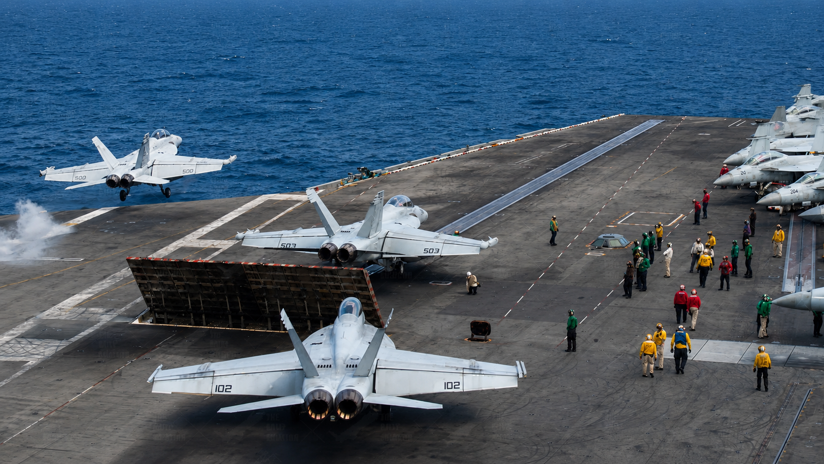 F-18 Hornet ataca navio Iraniano_Imagem Ilustrativa 1