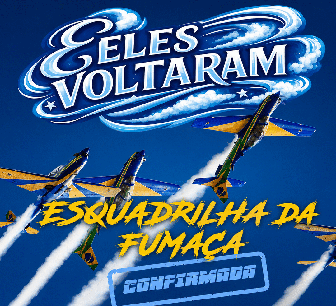Esquadrilha da Fumaça no MUSAL Air Show 2026 tem datas confirmadas, mas horário segue indefinido