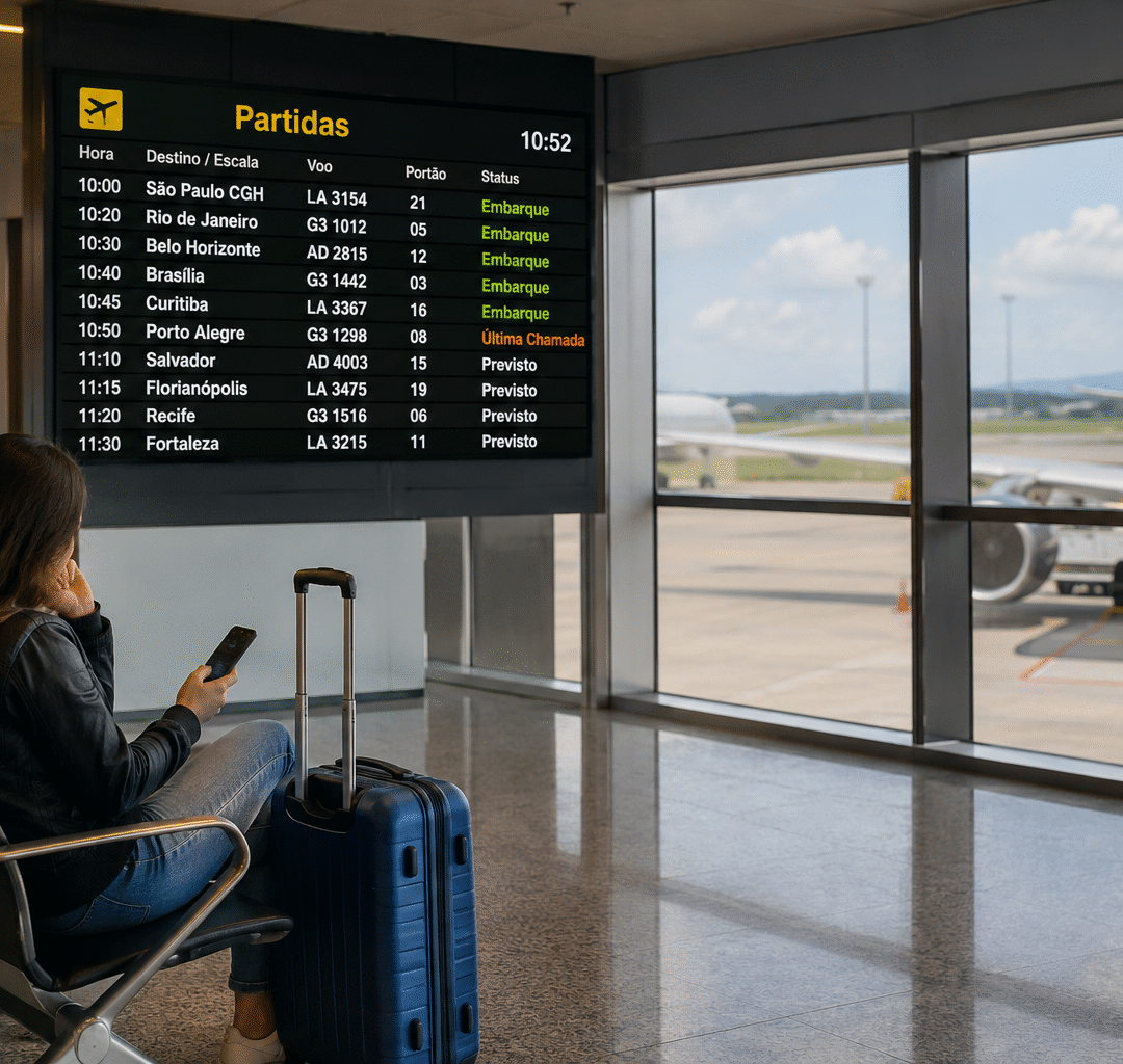 Passageiros mudam planos de viagem após alta do QAV no Brasil