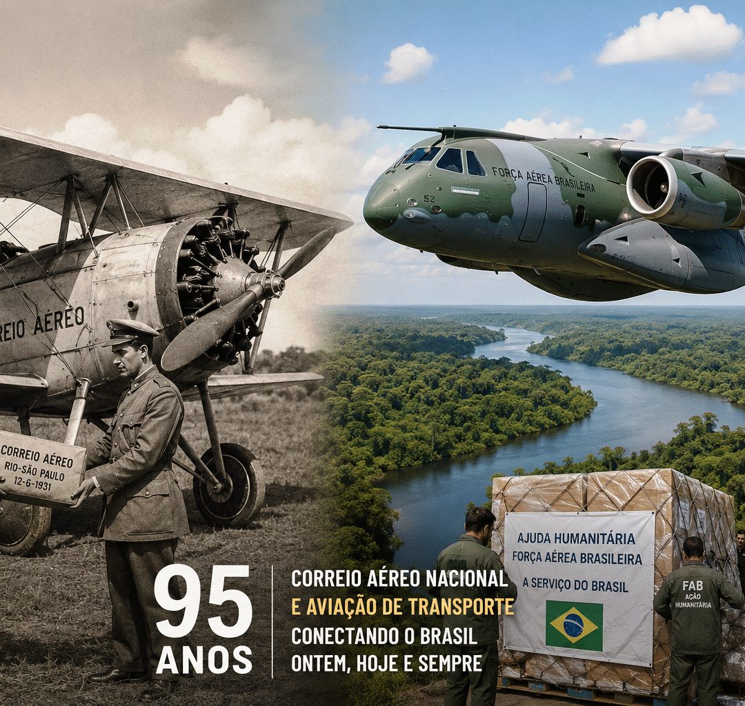 Correio Aéreo Nacional e Aviação de Transporte da FAB completam 95 anos de integração do Brasil
