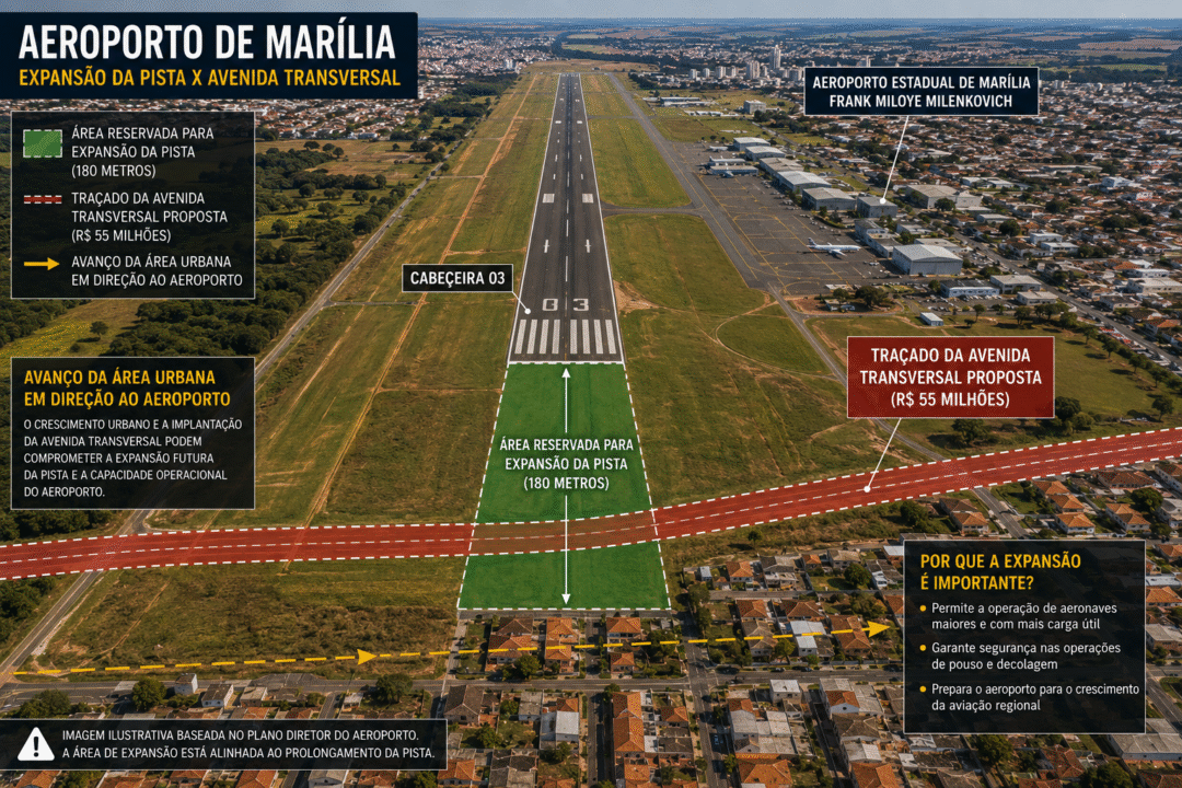 Aeroporto Aeroclube de Marília_Imagem Ilustrativa