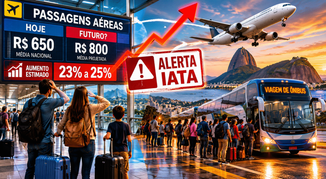 Alerta da IATA sobre passagens aéreas preocupa setor da aviação_Imagem ilustrativa