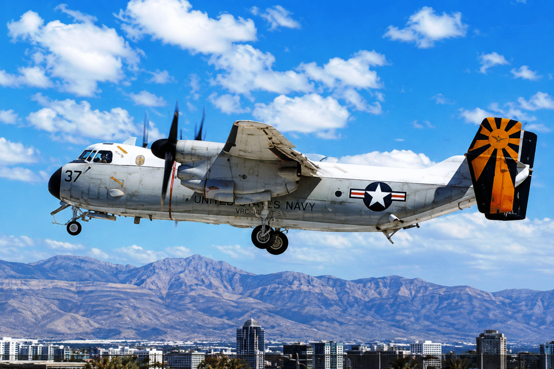 C-2A Greyhound da Marinha dos Estados Unidos antes da aposentadoria_Imagem USNAVY 1
