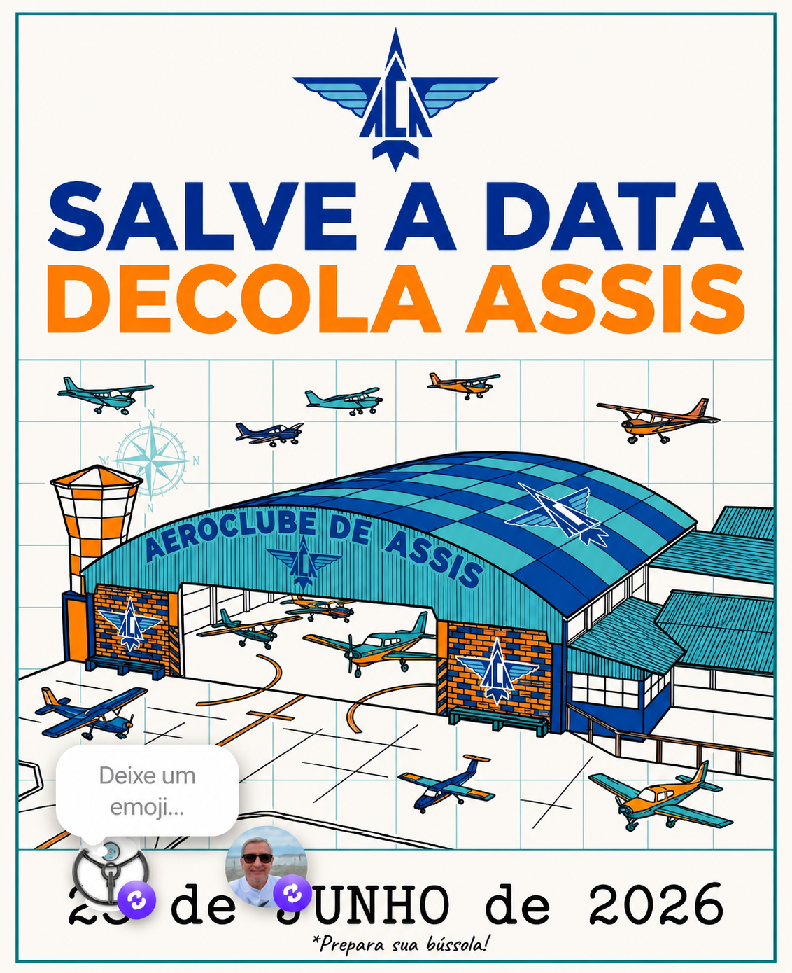 Evento Aéreo Decola Assis 2026_Imagem Aeroclube de Assis