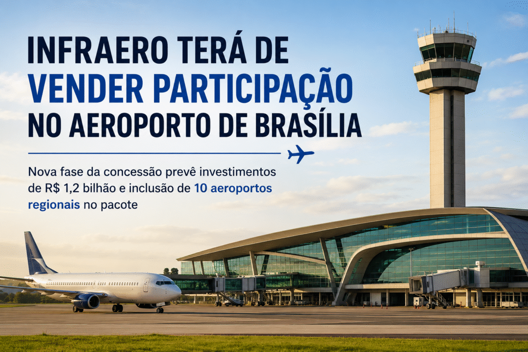 Infraero terá que vender participação no Aeroporto de Brasília_Imagem Ilustrativa