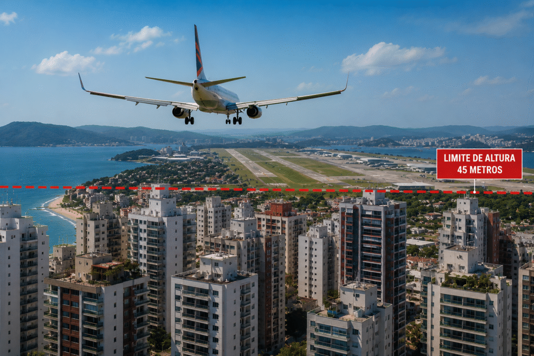 Limite de altura no Aeroporto de Guarujá acende alerta no mercado imobiliário_Imagem Ilustrativa 1