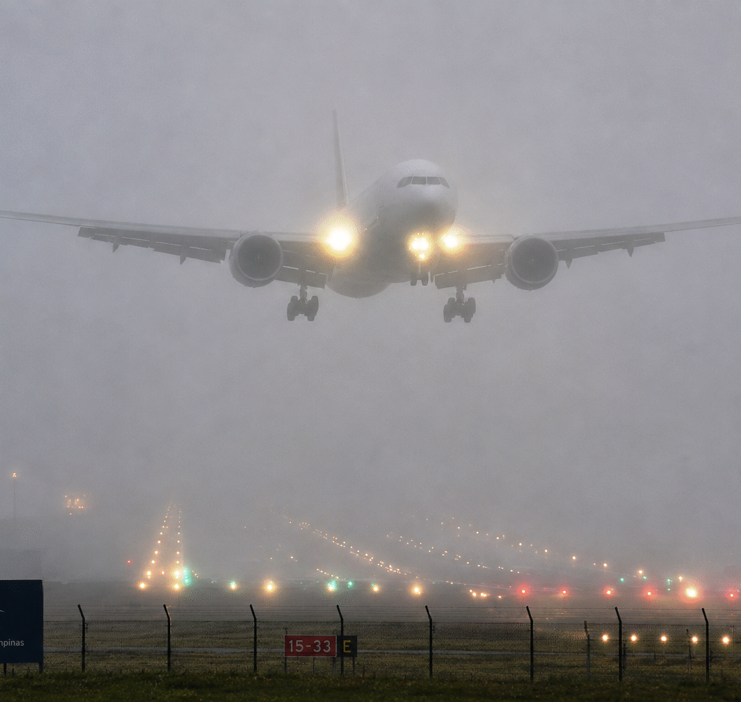 Neblina intensa fecha Viracopos para pousos e obriga desvio de 12 voos no meio da tarde