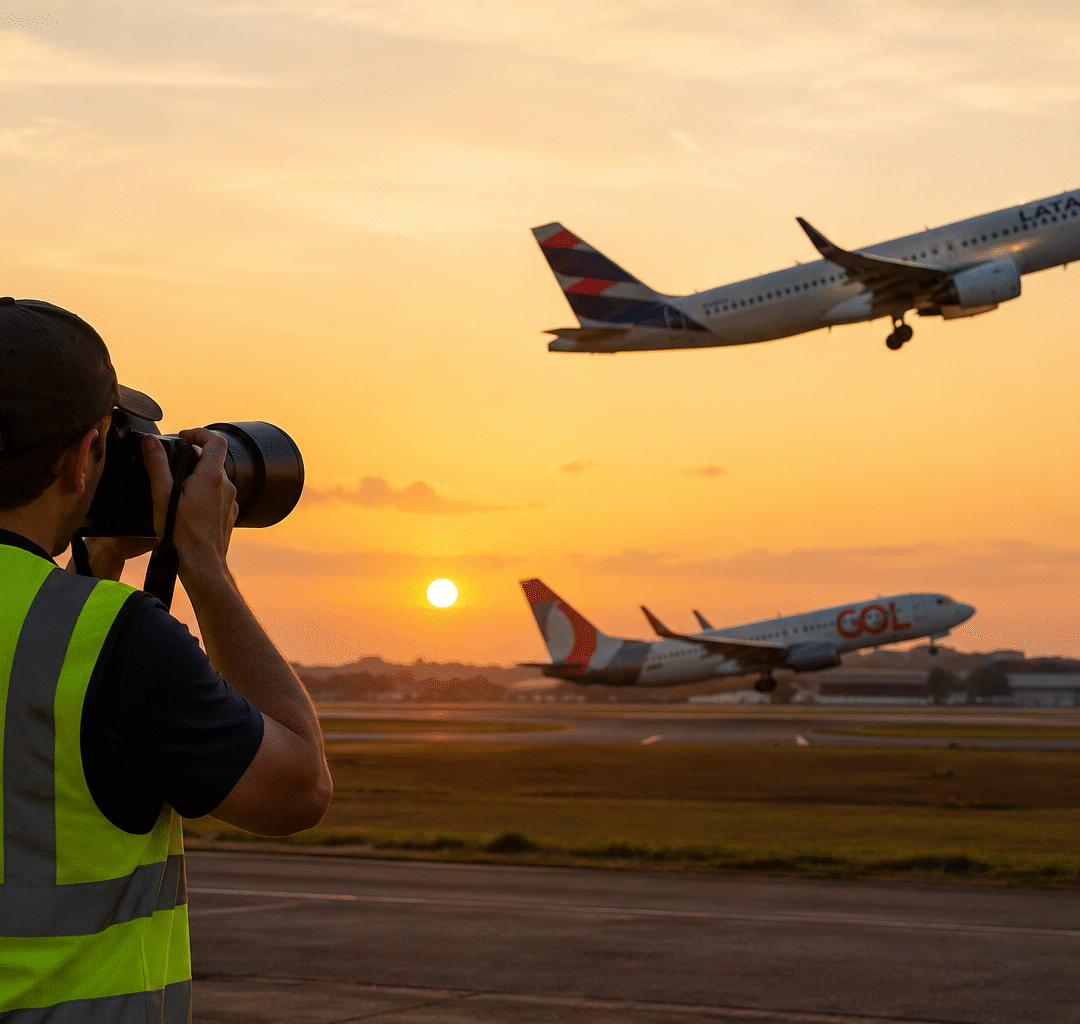 Spotter Day Motiva 2026 abre inscrições para fotografar aviões dentro de aeroportos brasileiros