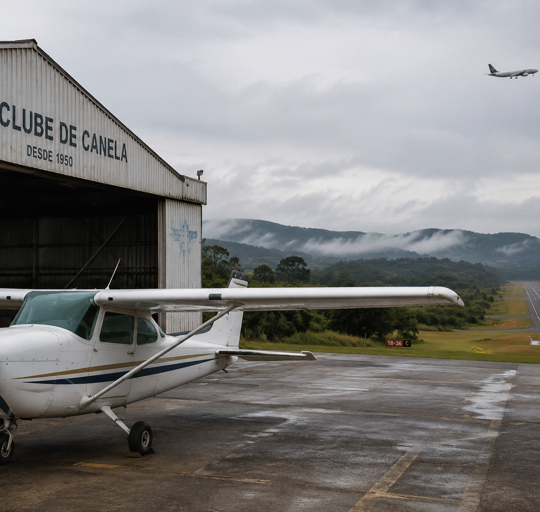 Voos comerciais em Canela justificam o fim de um aeroclube com 76 anos? Representante questiona promessa