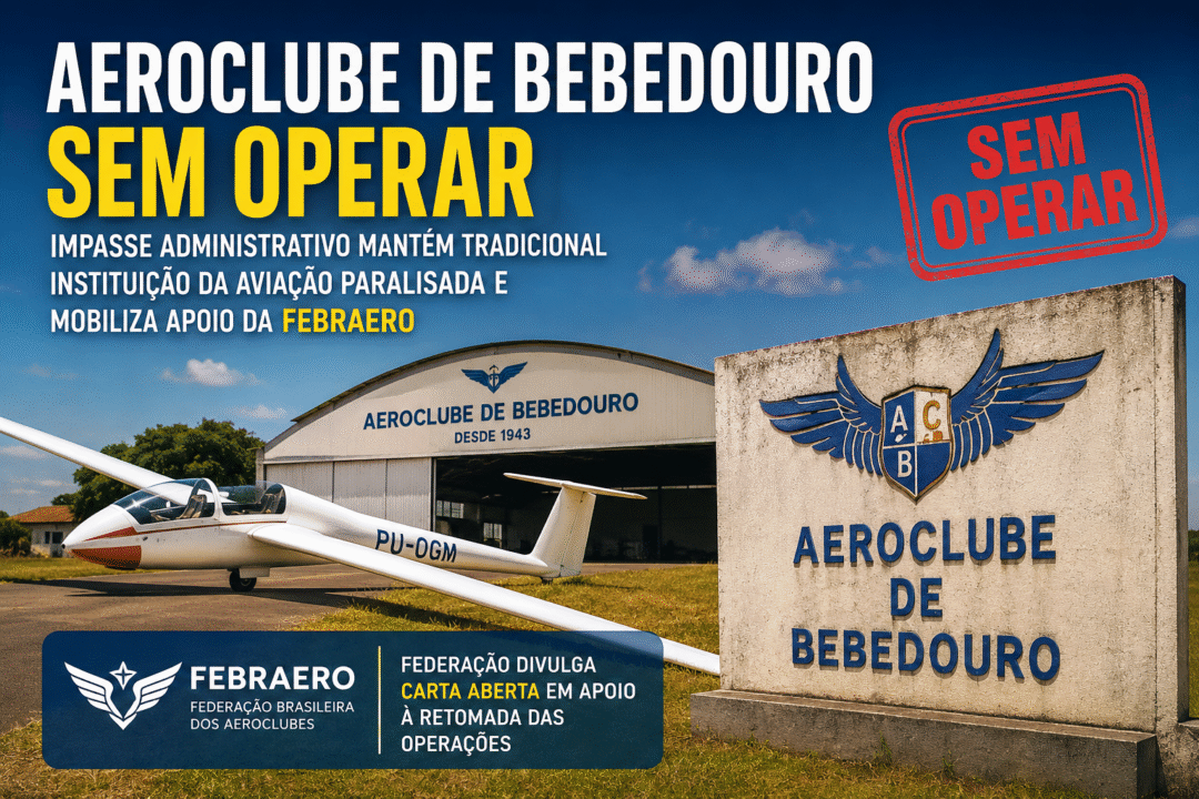 Aeroclube de Bebedouro sem operar recebe apoio da FEBRAERO após impasse administrativo_Imagem Iustrativa