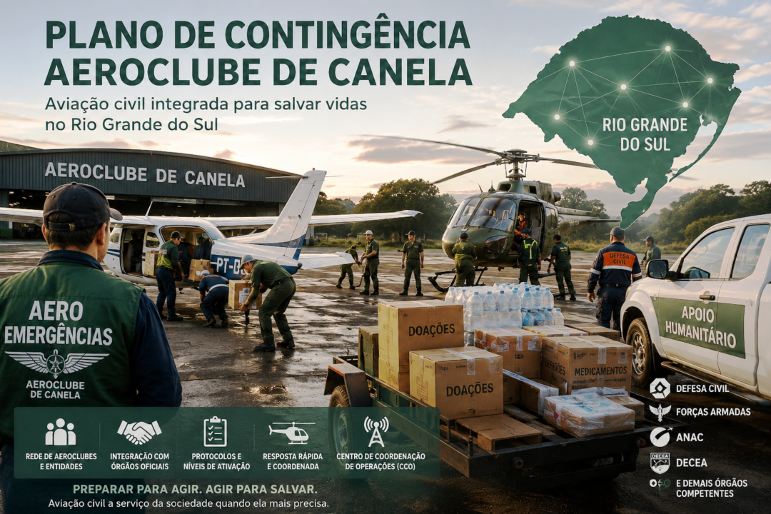 Aeroclube de Canela cria o Aero Emergência RS_Imagem Divulgação 1
