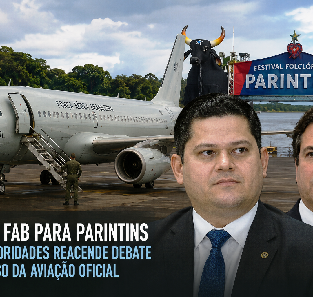 Voo da FAB para Parintins com autoridades volta a colocar em debate o uso da aviação oficial