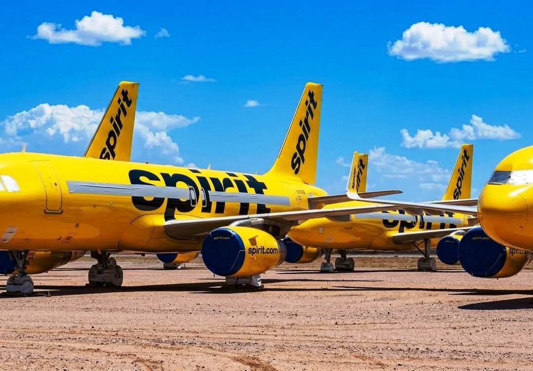 Para onde foram os aviões da Spirit Airlines após a falência? O destino dos jatos surpreende