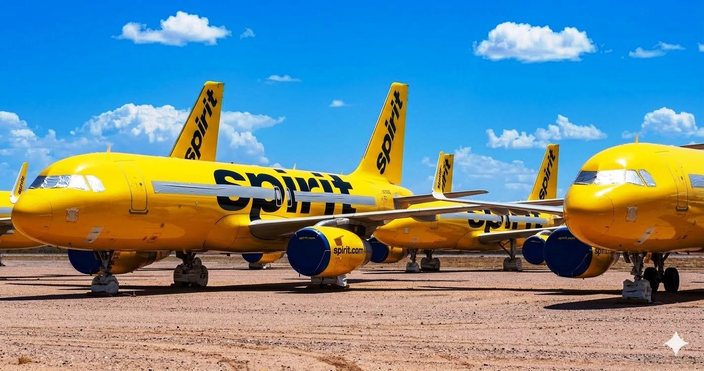 Avioes-da-Spirit-Airlines-espalhados-pelos-EUA_Imagem-Ilustrativa