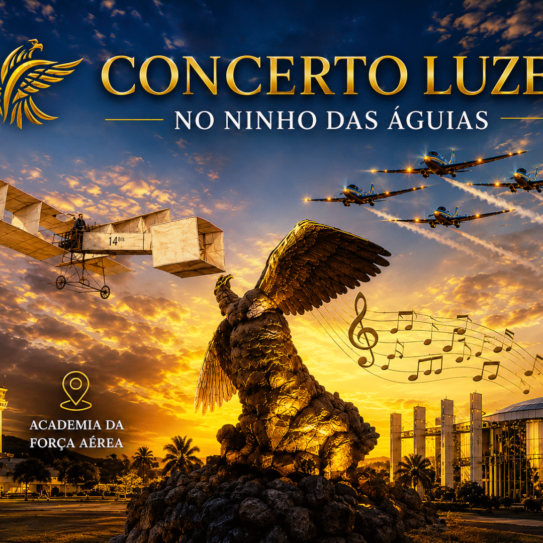 Concerto Luzes no Ninho das Águias reunirá Orquestra Sinfônica da FAB, Demônios da Garoa e 14 BIS