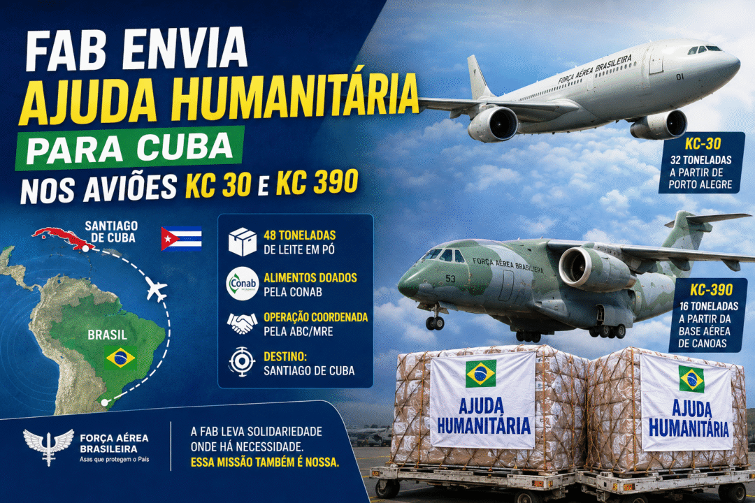 FAB usa dois aviões em ajuda humnitária para Cuba_Imagem ilustrativa 1