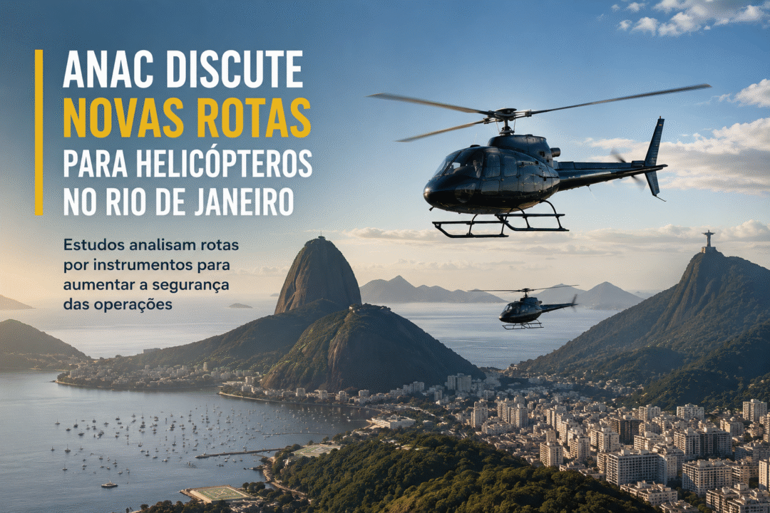 Helicópteros sobrevoam o Rio de Janeiro durante discussão da ANAC sobre rotas de voo por instrumentos_Imagem Ilustrativa 3